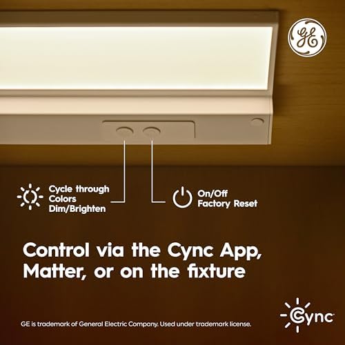 Cync GE Reveal HD+ Smart LED Under Cabinet Light Bar, 24in - Image 3