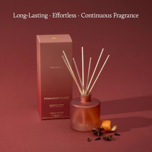 Thymes Pomander Clove Petite Oil Reed Diffuser Set | 4 fl oz - Image 2