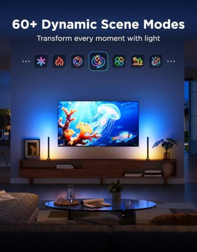 Govee Smart RGBWIC Light Bars, 15-Inch WiFi TV Backlight for 45-70-Inch TVs - Image 4