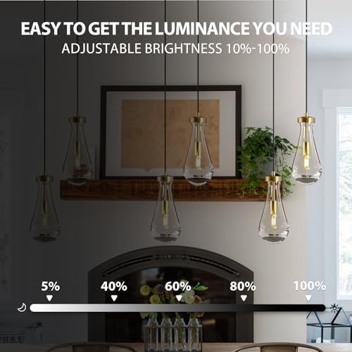 Raindrop Pendant Light Fixtures of 2 Lights,Tear Drop Pendants Light - Image 6