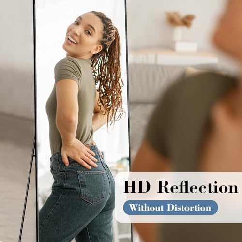DUMOS 60"x16" Full Length Floor Mirror, Full Body Mirror - Image 4