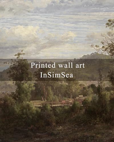 InSimSea Framed Canvas Wall Art Vintage Decor, Nature Landscape Paintings Artwork,Large Prints,Vintage Farmhouse Decor,Retro Wall Decoration for Bedroom Living Room Bathroom, 16"x24" - Image 6