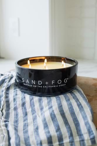 Sand + Fog Scented Candle - Teakwood - Additional Scents and Sizes – 100% Cotton Lead-Free Wick - Luxury Air Freshening Jar Candles - Perfect Home Décor for Your Cocktail Table – 34 oz - Image 6