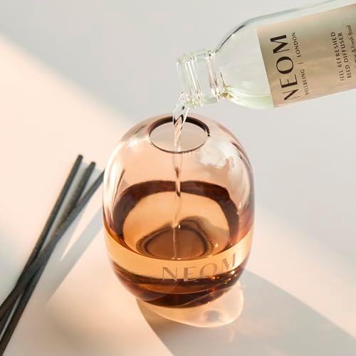 NEOM Feel Refreshed Reed Diffuser Refill, 100ml I Sicilian Lemon and Fresh Basil I 100% Natural fragrances for 12 Weeks I Pure Essential Oils I Energising - Image 5