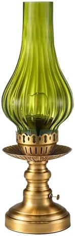 UMEXUS Vintage Rechargeable Cordless Table Lamp Battery Operated, Green by UMEXUS