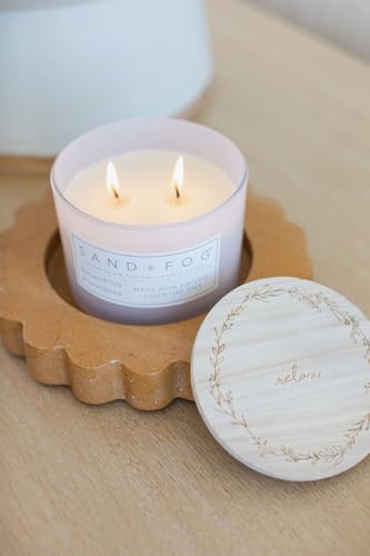 Sand + Fog Scented Candle - Eucalyptus Lavender – Additional Scents and Sizes – 100% Cotton Lead-Free Wick - Luxury Air Freshening Jar Candles - Perfect Home Decor – 12oz - Image 4