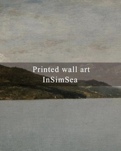 InSimSea Framed Canvas Wall Art Vintage Decor, Classical Landscape Paintings Artwork, Large Prints, Vintage Nature Decor, Retro Wall Decoration for Bedroom Living Room Bathroom, 16"x24" - Image 6