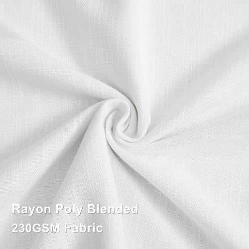 Vision Home White Pinch Pleated Full Blackout Curtains 60 inch Wide Thermal Insulated Window Panels 95 inch for Living Room Bedroom Room Darkening Pinch Pleat Drapes with Hooks Back Tab 60" Wx95 Lx1 - Image 6
