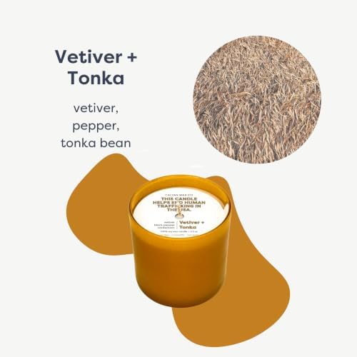 Calyan Wax Co. Dignity Series Vetiver & Tonka Scented Candle - 35 Hour Burn - Image 2