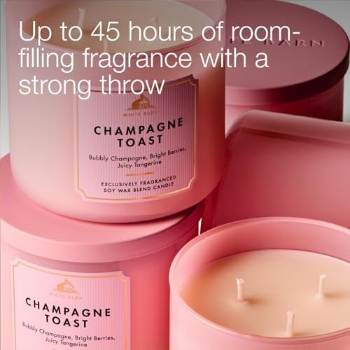 Bath & Body Works 3-Wick Candle, Champagne Toast, Soy Wax Blend, 2 Pack - Image 5