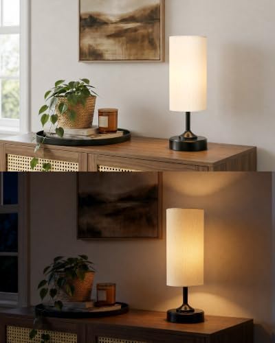 EZVALO Dimmable Cordless Table Lamp, Small Ambient Light with Timer - Image 2