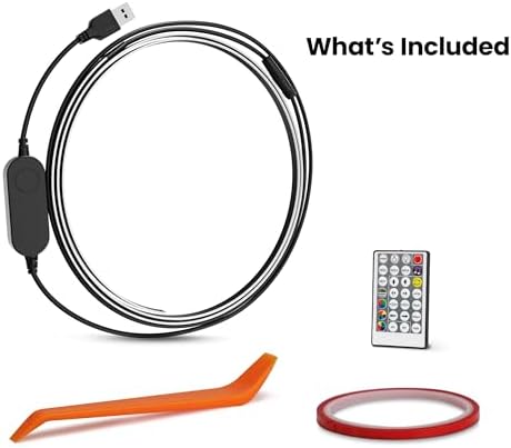 Feit Electric LED Light Strip Color Changing Strip Lights - Dimmable RGB USB with Remote - 5 ft - Image 6