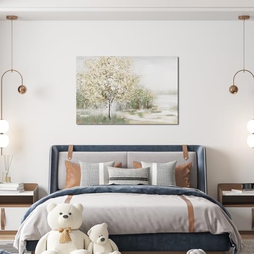 Canvas Wall Art Decor Large Wall Art Pictures for Living Room Canvas Art Wall Decor Landscape Natural Wall Art Decor Artwork for Walls Vintage Tree Wall Art Prints 32" X 48" for Bedroom Office Kitchen - Image 3