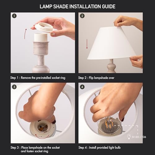 O'Bright Ember Rechargeable Table Lamp (Whitewashed) - Image 7
