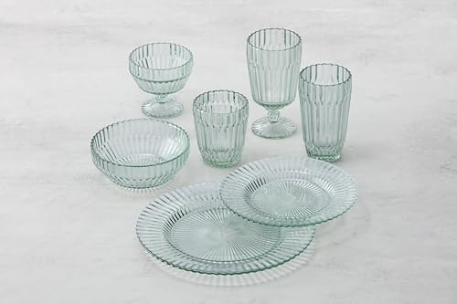 Fortessa Archie Glass Drinkware, Iced Beverage Glass (Set of 6), 15 Oz., Verde Green - Image 3
