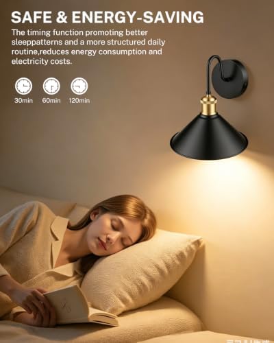 SAIMAND Battery Operated Wall Sconces Set of 2,Wireless Rechargeable Lights - Image 4