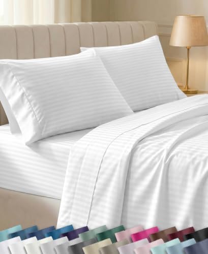 California Design Den Soft 100% Cotton Extra Long Twin Sheets, 3 Pc Set by CaliforniaDesignDen