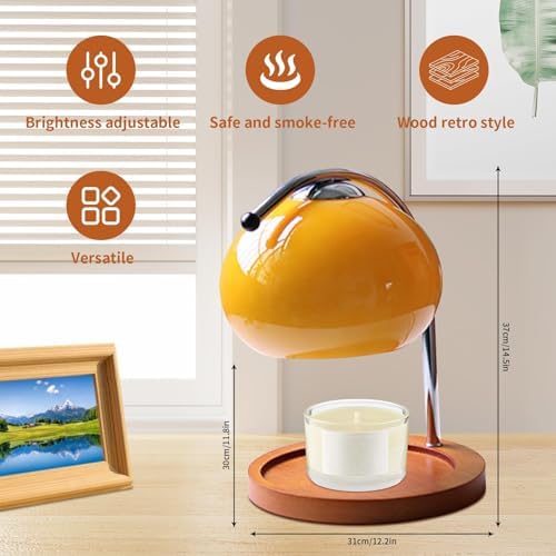 Topyond Candle Warmer Melting Lamp, Wax Melting Table Lamp，Yellow - Image 6