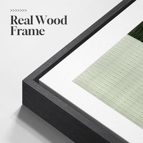Large Framed Sage Green Abstract Wall Art for Living Room, 3 Piece 24x36 In - Image 6