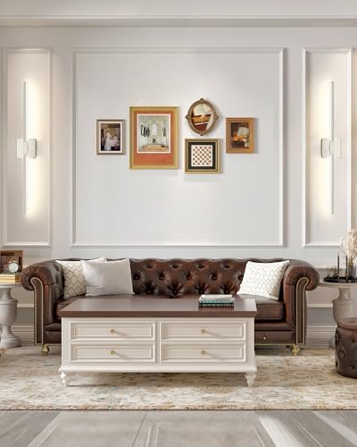 Rayogale Nickel Battery Operated Wall Sconce with Remote Control 32 Inch - Image 4