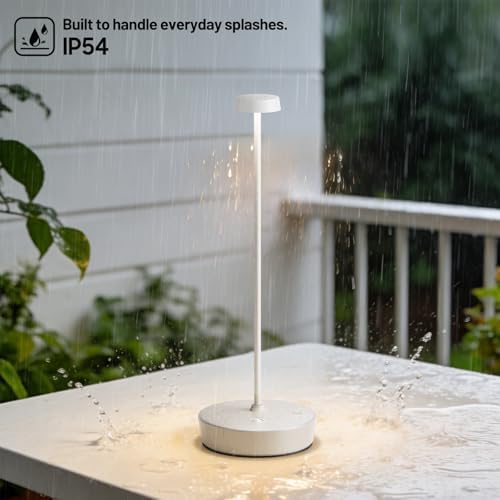 2 Pack Rechargeable Cordless Table Lamp, 6000mAh Battery Table Light - Image 2