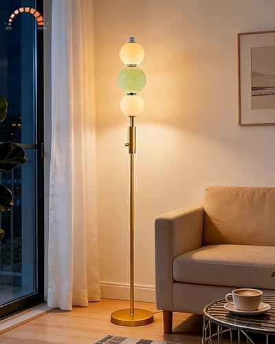 Lightdot Globe Floor Lamp with 3 Color Temperatures LED Bulbs Included,63in by LightdotLighting