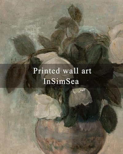 InSimSea Framed Wall Art Vintage Decor, Large Flowers Vase Prints, 16x24In - Image 7