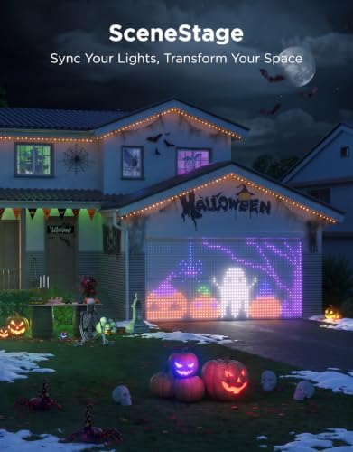 Govee Smart Curtain Lights Pro, 960 LEDs, 5.4×5.7ft for Holiday Decor - Image 3