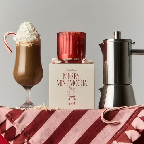 Half Baked Merry Mint Mocha Candle by Snif, 8.5 oz - Image 5