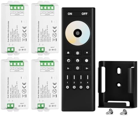 BTF-LIGHTING 2.4GHz Wireless Remote RC02RFB &4PCS C02RF Tuya Controller Kit by BTF-LIGHTING
