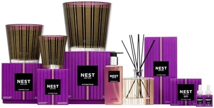 NEST New York Scented Classic Candle, Autumn Plum - 8.1 oz - Up to 60-Hour Burn Time - Reusable Glass Vessel - Image 5