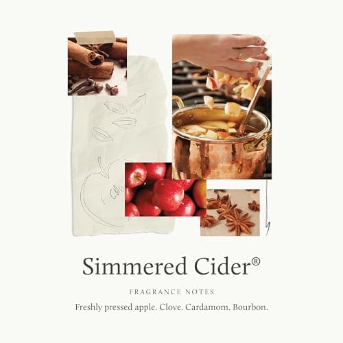 Thymes Scented Candles for Home Decor - Luxury Home Fragrance Gifts for Women & Men - Fall Candles with Warm Notes of Apple, Clove, & Cardamom - Rose Gold Votive (Simmered Cider, 6.5 oz) - Image 3