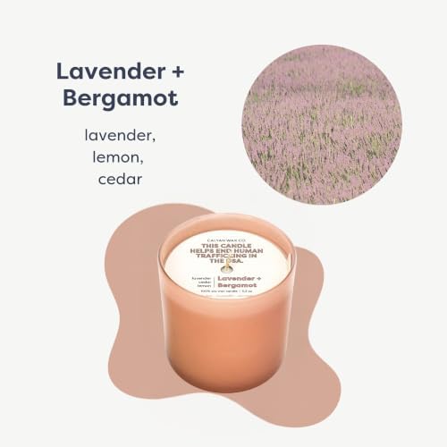 Calyan Wax Co. Dignity Series Lavender & Bergamot Scented Candle - Image 2