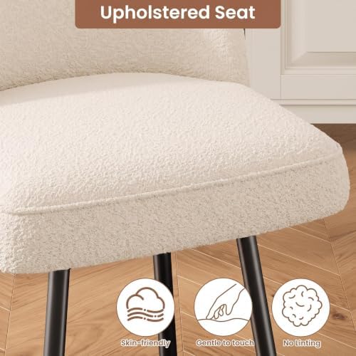 Garvee 26'' Bar Stools Set of 4, Counter Stools with Back & Thick Cushion - Image 5