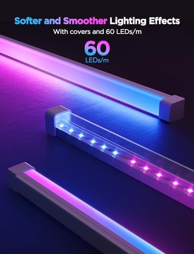 Govee RGBIC LED Strip Lights 9.8ft with Covers,Smart Control, APP, WiFi - Image 3