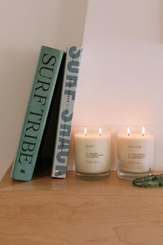 Brooklyn Candle Studio Tulum Classic 2 Wick Candle - Luxury Scented Candle, Vegan Soy Wax, Hand Poured in The USA, 70 Hour Slow Burn Time - 13oz - Image 4