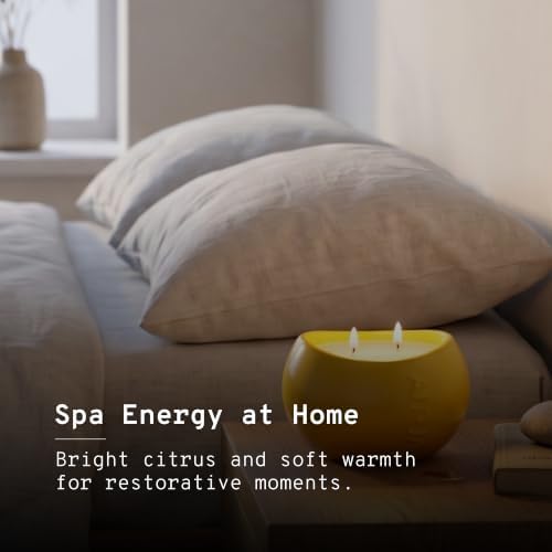 Lila Luxury Scented Candle with Bergamot, Ginger & Vetiver Fragrance Notes, Soy Coconut & Beeswax Blend, 60+ Hour Burn Time, Premium Natural Wax Candle for Bright Citrus Aroma & Elegant Gift Giving - Image 5