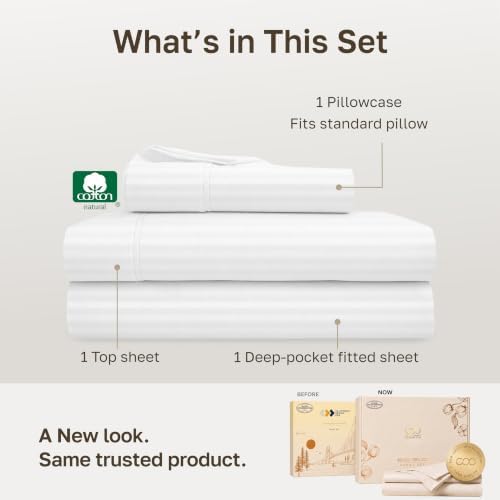 California Design Den Soft 100% Cotton Extra Long Twin Sheets, 3 Pc Set - Image 3