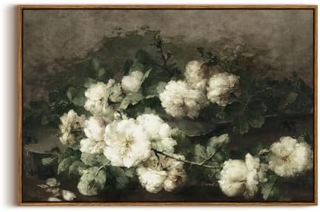InSimSea Framed Canvas Wall Art, Vintage & Modern Farmhouse Decor, Large Wall Art for Living Room & Bedroom, French Country Wall Prints, 20"x30" by InSimSeaArt