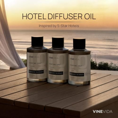 VINEVIDA (16oz) Hotel Fragrance Collection Diffuser Oil - Hotel Scents Diffusers for Home - Cold Air Diffuser Oil - Hotel Scent Essential Oil - Scent No.1002 - Image 3