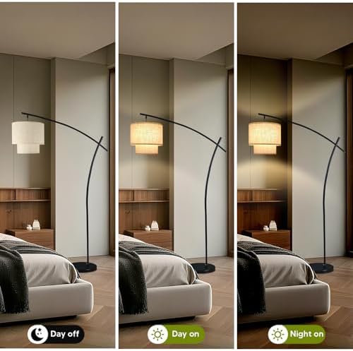 Lightdot Arc Floor Lamp Modern 3000K Dimmable Standing Lamp for Living Room - Image 3