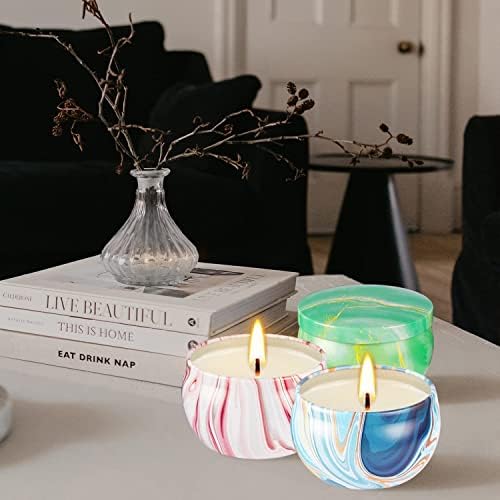Mother's Day Scented Candles Gifts Set 16 Pack Soy Wax Travel Tin Jar Candles for Home 2.5 OZ Aromatherapy Candles for Mom for Christmas, Birthday, Thanksgiving, Mother's Day… - Image 5