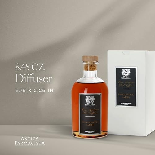 Antica Farmacista Reed Diffuser, Sandalwood Amber, 8.45 fl oz - Image 2