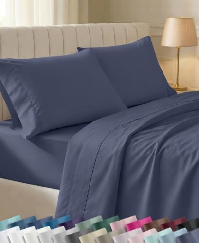 California Design Den 100% Cotton Sateen Twin Long Sheets Set, 3 Pc Set by CaliforniaDesignDen