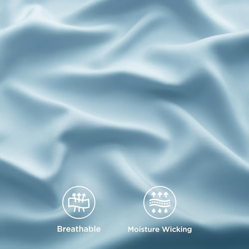 Bedsure PureWoven 100% Rayon Derived from Bamboo, Twin XL Sheets, 3 Pieces - Image 4