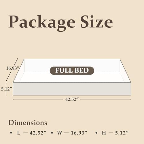 Fluest Full Bed Frame with Headboard and Footboard, Metal Full Bed Frame with Under Bed Storage, All-Metal Support System, No Box Spring Needed, Easy Assembly,Rustic Brown - Image 2