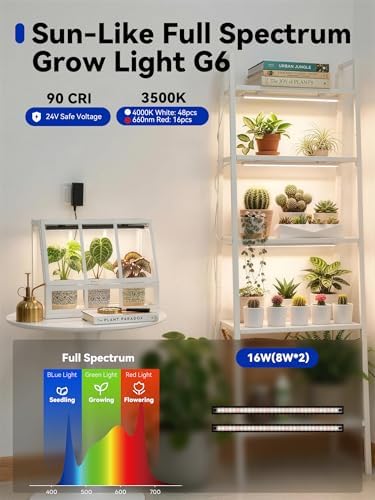 GLOWRIUM Grow Lights for Indoor Plants, LED Grow Light Bar Full Spectrum - Image 4