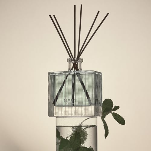 NEST New York Reed Diffuser Liquid Refill, Wild Mint & Eucalyptus - 5.9 fl oz - Fragrance for Up to 90 Days - Flame Free - Image 5