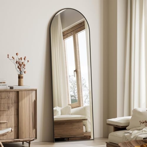 Koonmi 56x21 Arched Full Length Mirror, Floor Mirror with Stand - Image 6