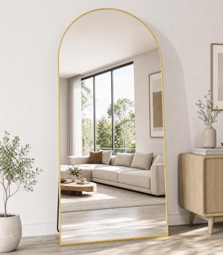 Koonmi 71x28 Arched Full Length Mirror, Floor Mirror with Stand by KOONMI